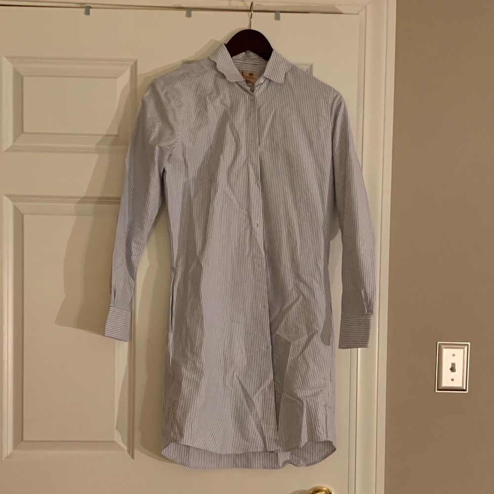 KJP scalloped shirtdress